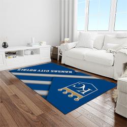 MLB Kansas City Royals Baseball Team Logo Rectangle Area Rug KCR49