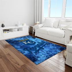 MLB Kansas City Royals Baseball Team Logo Rectangle Area Rug KCR53