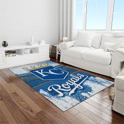 MLB Kansas City Royals Baseball Team Logo Rectangle Area Rug KCR57