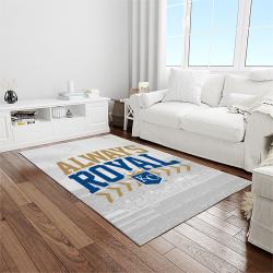 MLB Kansas City Royals Baseball Team Logo Rectangle Area Rug KCR58