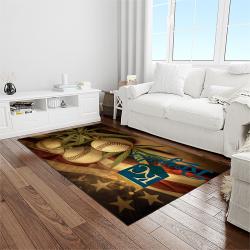 MLB Kansas City Royals Baseball Team Logo Rectangle Area Rug KCR59