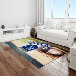 MLB Kansas City Royals Baseball Team Logo Rectangle Area Rug KCR60