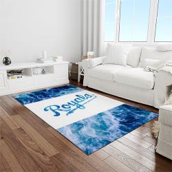 MLB Kansas City Royals Baseball Team Logo Rectangle Area Rug KCR73