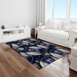 MLB Kansas City Royals Baseball Team Logo Rectangle Area Rug KCR81