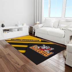 MLB Pittsburgh Pirates Baseball Team Logo Rectangle Area Rug PP14