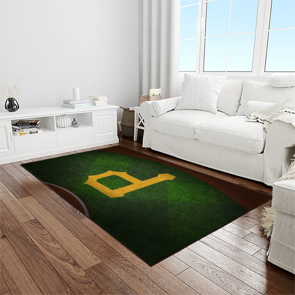 MLB Pittsburgh Pirates Baseball Team Logo Rectangle Area Rug PP19