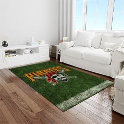 MLB Pittsburgh Pirates Baseball Team Logo Rectangle Area Rug PP25