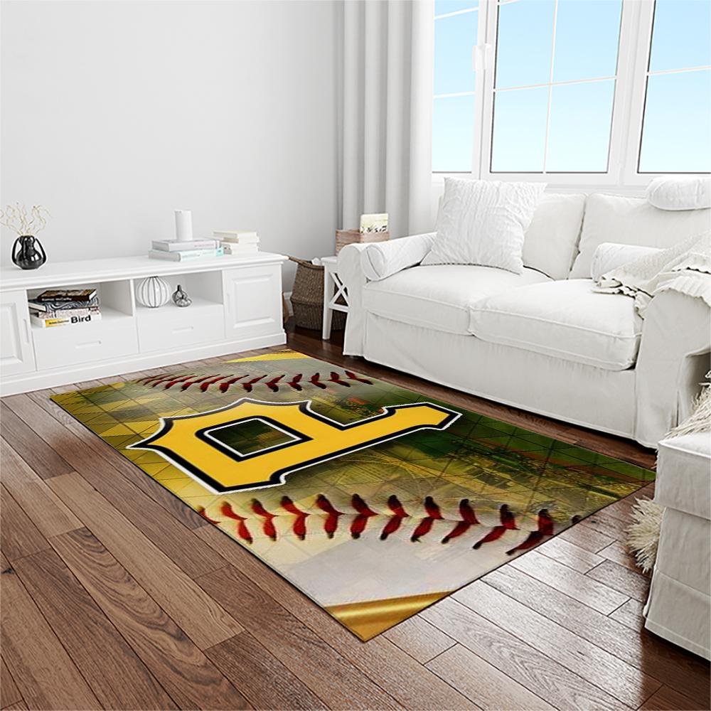 MLB Pittsburgh Pirates Baseball Team Logo Rectangle Area Rug PP31
