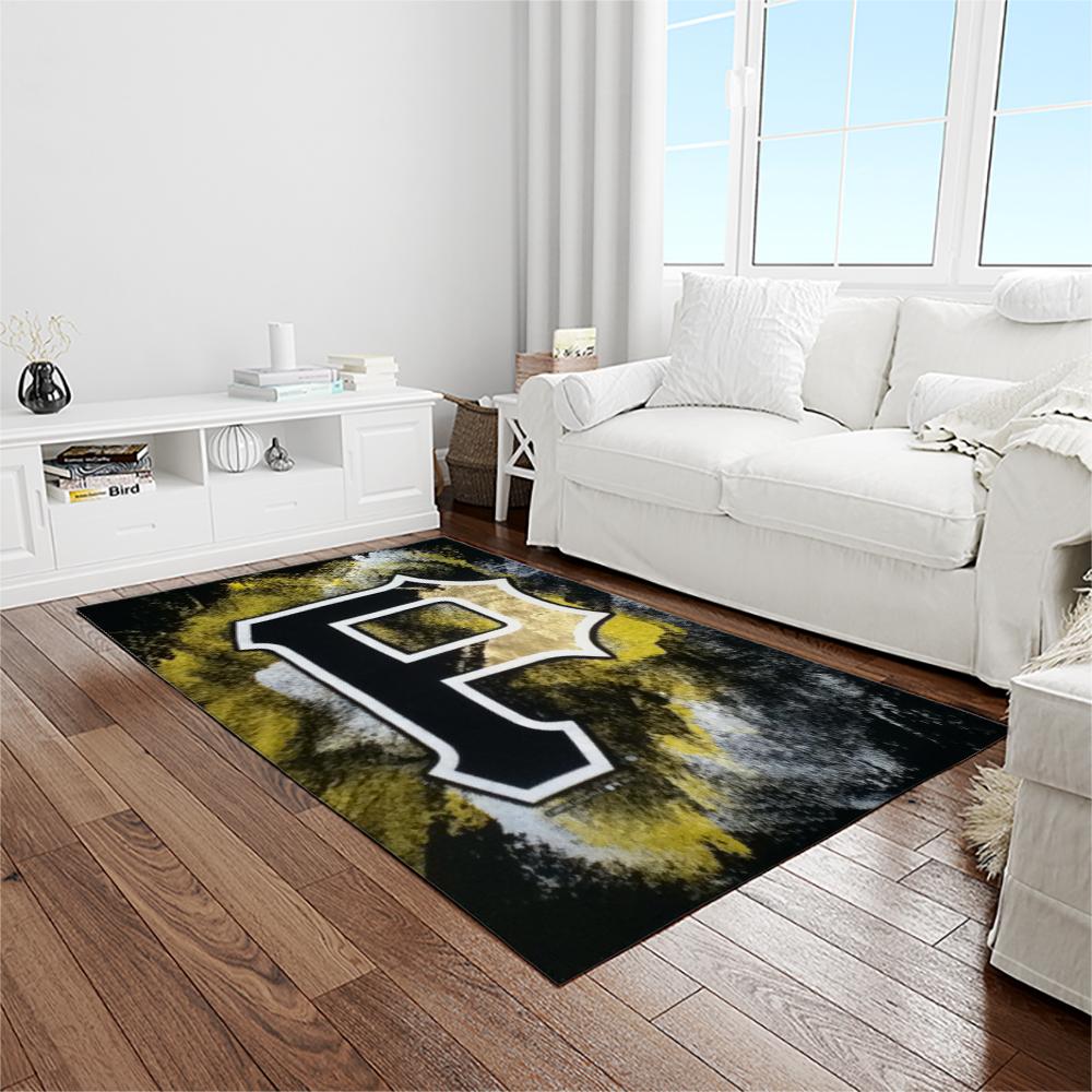 MLB Pittsburgh Pirates Baseball Team Logo Rectangle Area Rug PP40