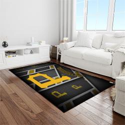 MLB Pittsburgh Pirates Baseball Team Logo Rectangle Area Rug PP44