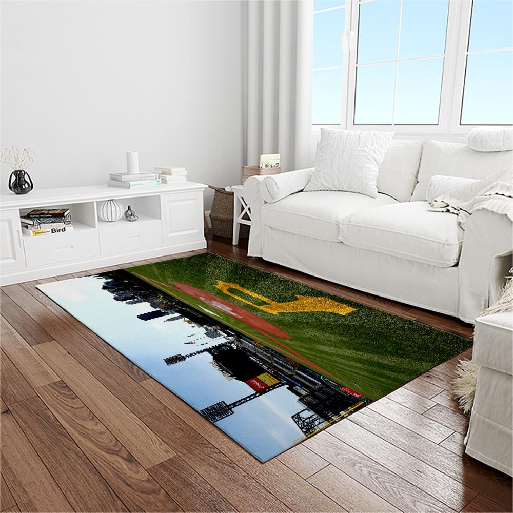 MLB Pittsburgh Pirates Baseball Team Logo Rectangle Area Rug PP52