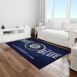 MLB Seattle Mariners Baseball Team Logo Rectangle Area Rug SM28
