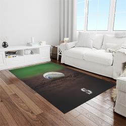 MLB Seattle Mariners Baseball Team Logo Rectangle Area Rug SM34