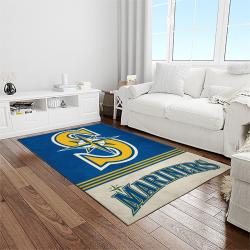 MLB Seattle Mariners Baseball Team Logo Rectangle Area Rug SM66