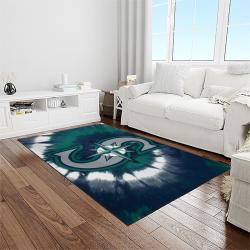 MLB Seattle Mariners Baseball Team Logo Rectangle Area Rug SM71