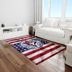 MLB Toronto Blue Jays Baseball Team Logo Rectangle Area Rug TBJ09