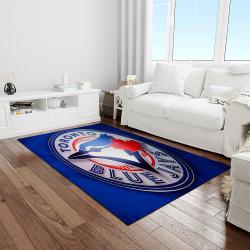 MLB Toronto Blue Jays Baseball Team Logo Rectangle Area Rug TBJ13