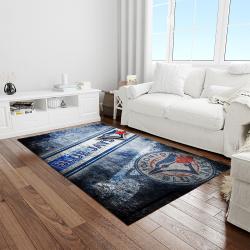 MLB Toronto Blue Jays Baseball Team Logo Rectangle Area Rug TBJ14
