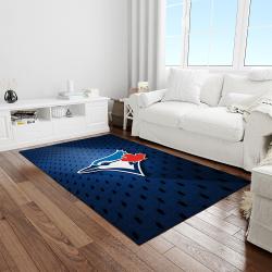 MLB Toronto Blue Jays Baseball Team Logo Rectangle Area Rug TBJ22