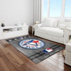 MLB Toronto Blue Jays Baseball Team Logo Rectangle Area Rug TBJ27