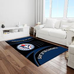 MLB Toronto Blue Jays Baseball Team Logo Rectangle Area Rug TBJ28