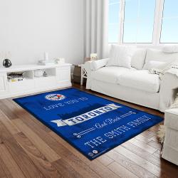MLB Toronto Blue Jays Baseball Team Logo Rectangle Area Rug TBJ46