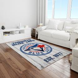 MLB Toronto Blue Jays Baseball Team Logo Rectangle Area Rug TBJ48
