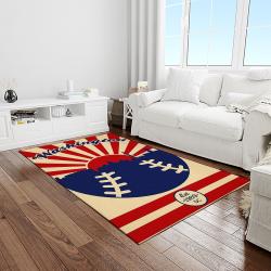 MLB Washington Nationals Baseball Team Logo Rectangle Area Rug WN01
