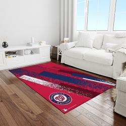 MLB Washington Nationals Baseball Team Logo Rectangle Area Rug WN28