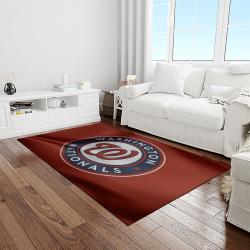 MLB Washington Nationals Baseball Team Logo Rectangle Area Rug WN30