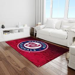 MLB Washington Nationals Baseball Team Logo Rectangle Area Rug WN38