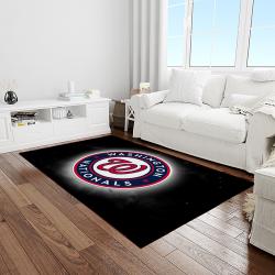 MLB Washington Nationals Baseball Team Logo Rectangle Area Rug WN42