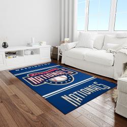MLB Washington Nationals Baseball Team Logo Rectangle Area Rug WN46
