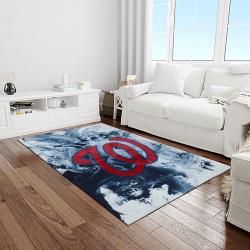 MLB Washington Nationals Baseball Team Logo Rectangle Area Rug WN53