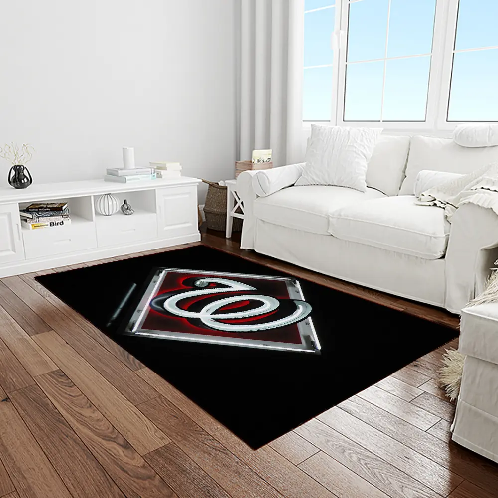 MLB Washington Nationals Baseball Team Logo Rectangle Area Rug WN55