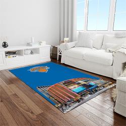 NBA New York Knicks Basketball Team Logo Rectangle Area Rug NYK15