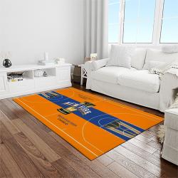 NBA New York Knicks Basketball Team Logo Rectangle Area Rug NYK45