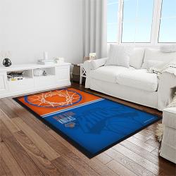 NBA New York Knicks Basketball Team Logo Rectangle Area Rug NYK57