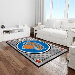 NBA New York Knicks Basketball Team Logo Rectangle Area Rug NYK58