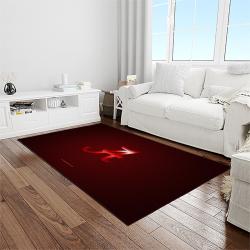 NCAA Alabama Crimson Tide College Sport Basketball And Foolball Team Logo Rectangle Area Rug ACT04