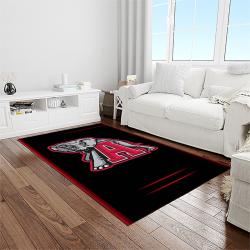 NCAA Alabama Crimson Tide College Sport Basketball And Foolball Team Logo Rectangle Area Rug ACT08