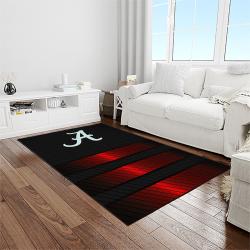 NCAA Alabama Crimson Tide College Sport Basketball And Foolball Team Logo Rectangle Area Rug ACT24