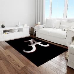 NCAA Alabama Crimson Tide College Sport Basketball And Foolball Team Logo Rectangle Area Rug ACT47