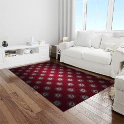 NCAA Alabama Crimson Tide College Sport Basketball And Foolball Team Logo Rectangle Area Rug ACT61