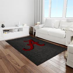 NCAA Alabama Crimson Tide College Sport Basketball And Foolball Team Logo Rectangle Area Rug ACT65
