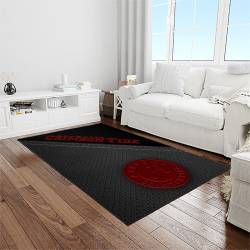 NCAA Alabama Crimson Tide College Sport Basketball And Foolball Team Logo Rectangle Area Rug ACT67