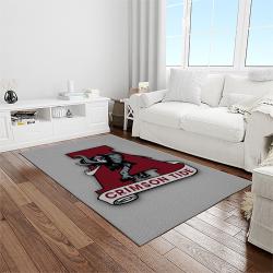 NCAA Alabama Crimson Tide College Sport Basketball And Foolball Team Logo Rectangle Area Rug ACT70