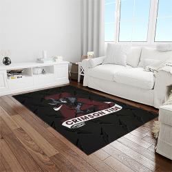 NCAA Alabama Crimson Tide College Sport Basketball And Foolball Team Logo Rectangle Area Rug ACT74