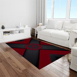 NCAA Alabama Crimson Tide College Sport Basketball And Foolball Team Logo Rectangle Area Rug ACT77