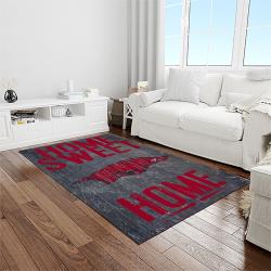 NCAA Arkansas Razorbacks College Sport Basketball And Foolball Team Logo Rectangle Area Rug AR29